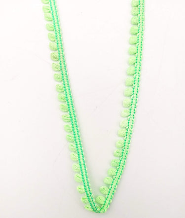 Reef Green Thread Lace, 9 Yards, Embroidery Lace Trims